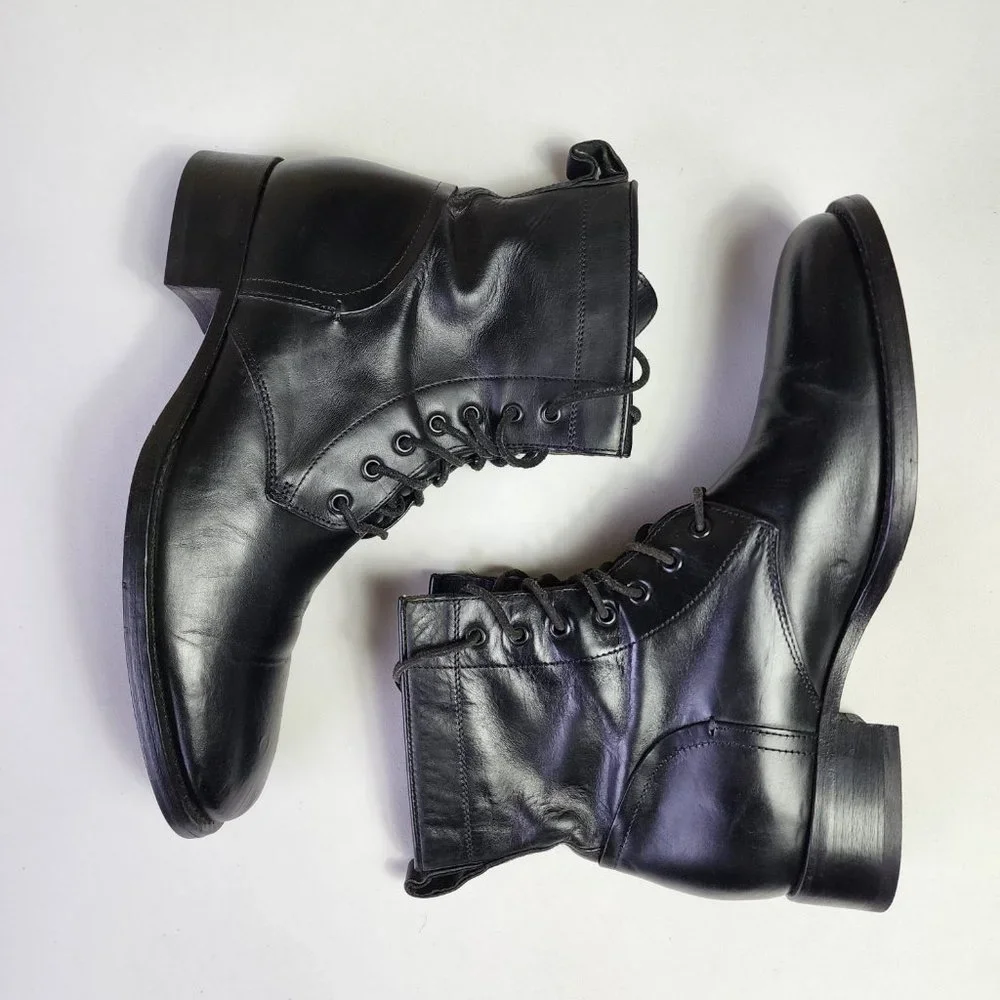 Buttero B1101 Black Leather Ankle Boots Made in Italy 41.5 - Picture 6 of 15